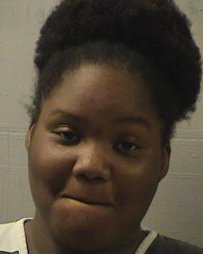 Larrianna Jackson, an 18-year-old student at Covington High School, was arrested Wednesday.